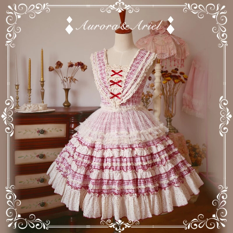 [AA lolita fashion] 豆与蔻系列/嗲村 全棉jsk/连衣裙