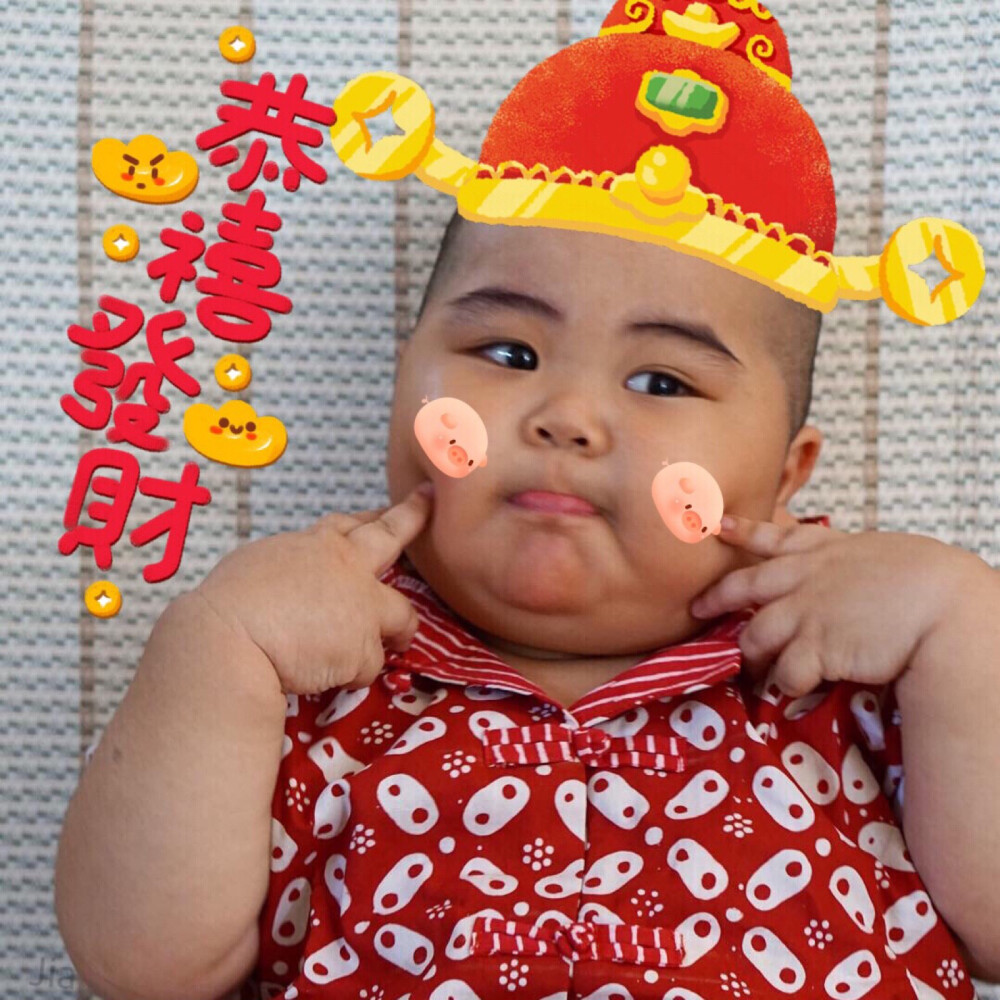 新年大美可爱娃娃头