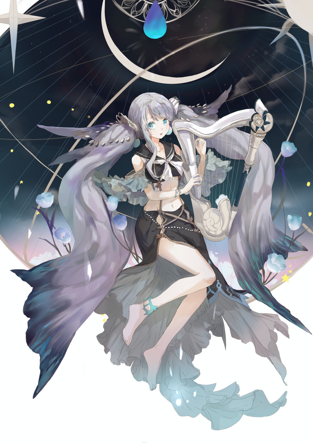 SINoALICE 死亡爱丽丝 人鱼姬 绘师：range（p id=8326977） 本作品id=64585636