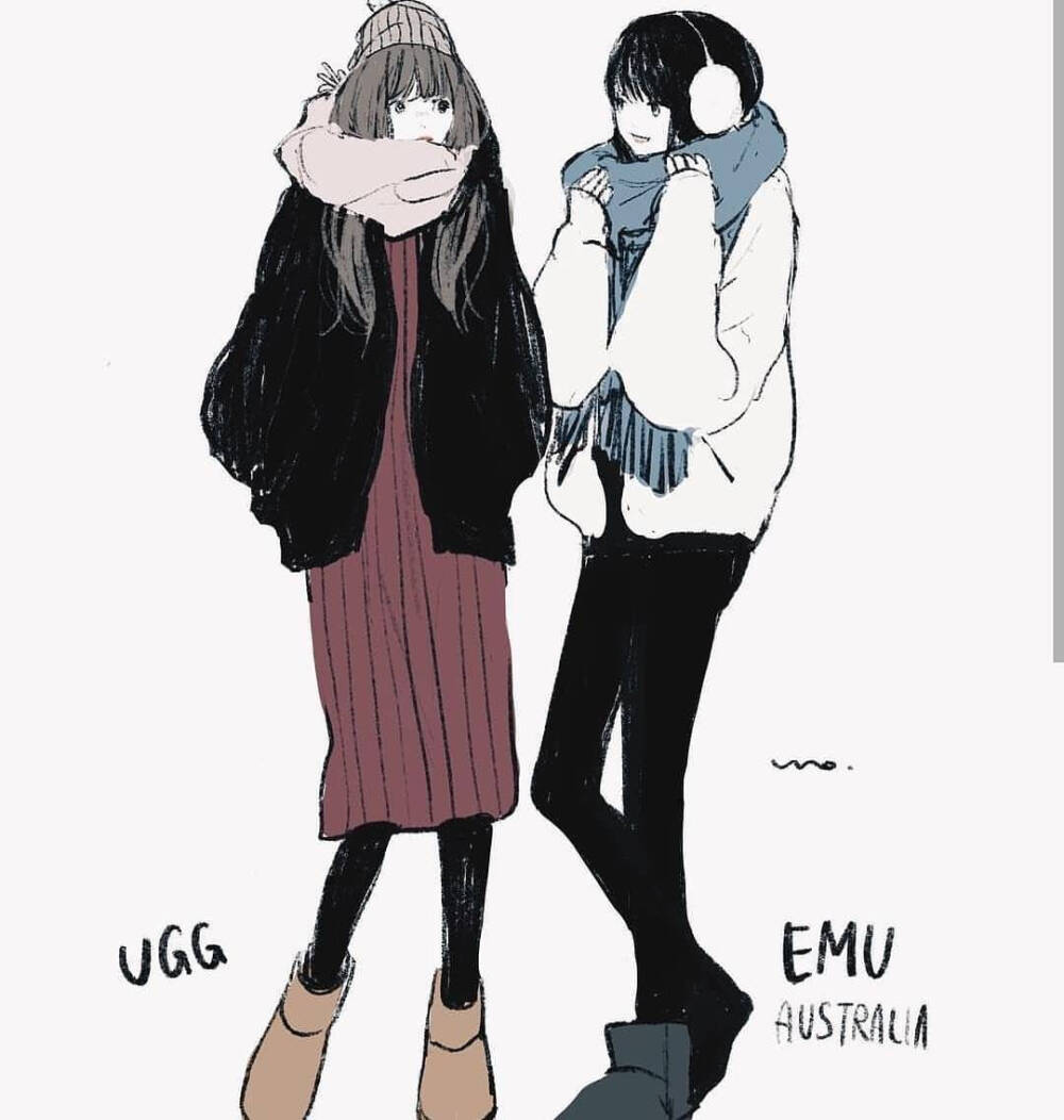 女孩子呀。 ins：uno.sketch ​​​