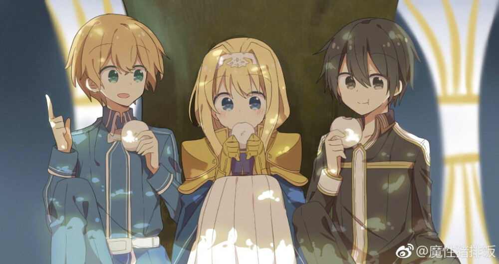 《刀剑神域alicization》桐谷和人 尤吉欧 爱丽丝