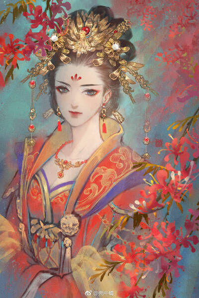 手绘古风女子
画师：壳中蝎