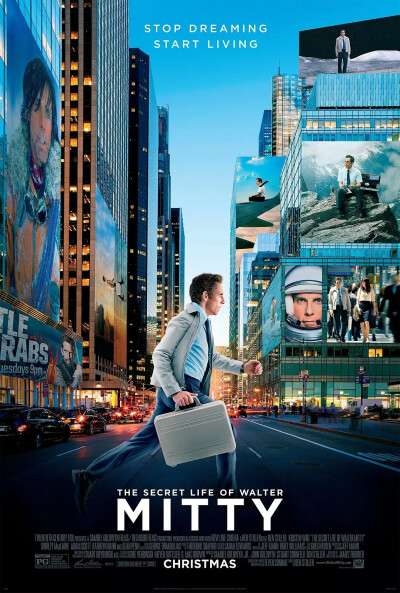 ★《The Secret Life of Walter Mitty》
★电影《白日梦想家》是由本·斯蒂勒执导的奇幻剧情片。本·斯蒂勒，克里斯汀·韦格，西恩·潘领衔主演。影片于2013年12月25日在美国上映。
★影片讲述了本·斯蒂勒所饰演的男主角…