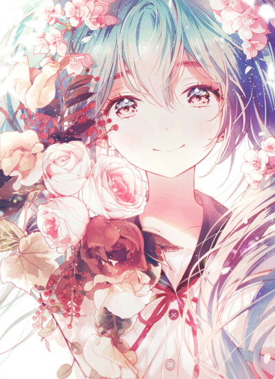 画师：gomzi
[ID:56099861] 春の到来
# VOCALOID 初音ミク ふつくしい ミクさんと花 なにこれ綺麗 ミクさんマジ女神 ふわっ 春が来る VOCALOID50000users入り 素晴らしすぎる