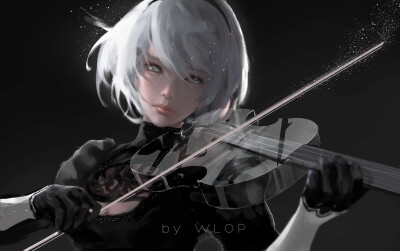 画师：wlop
[ID:63471797] Silence
# nier 2b