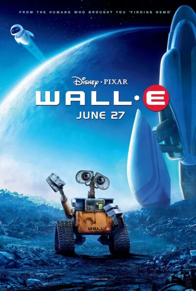★《WALL·E》
★影片《机器人总动员》是2008年一部由安德鲁·斯坦顿编导的科幻动画电影。由皮克斯动画工作室进行制作，华特·迪士尼电影工作室电影公司负责发行。安德鲁·斯坦顿执导，本·贝尔特、艾丽莎·奈特和杰夫·格…