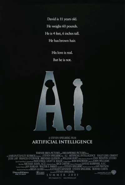 ★《Artificial Intelligence》
★《人工智能》是2001年斯蒂文·斯皮尔伯格执导的科幻电影，由海利·乔·奥斯蒙特、裘德·洛等主演。