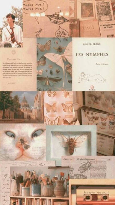 壁纸 复古 拼接