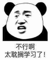 不行啊，太耽搁学习了