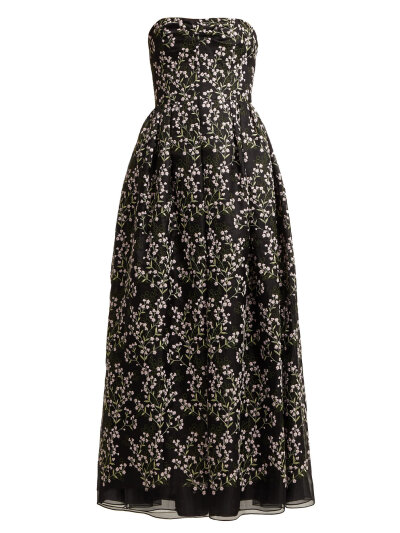 Karenna Deep Sea-embroidered organza gown | Erdem