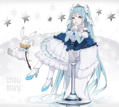 VOCALOID 初音未来 雪未来2019 绘师：GKN（p id=5572922） 本作品id=73059246