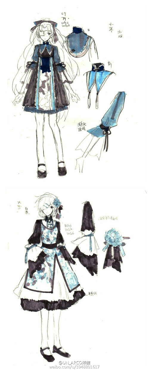 洛丽塔 服装设计动漫 