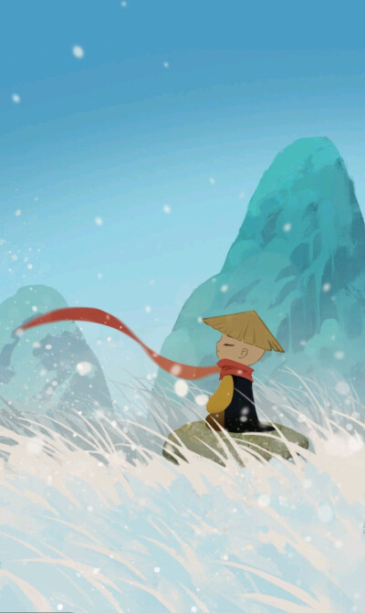 【自截‖素质拿图‖二转注明】壁纸♡by十三/截于腾讯漫画《一禅小和尚》/画师微博:@一禅小和尚。