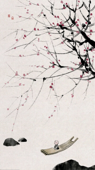 【自截‖素质拿图‖二转注明】壁纸♡by十三/截于腾讯漫画《一禅小和尚》/画师微博:@一禅小和尚。