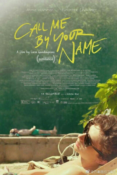 Call me by your name