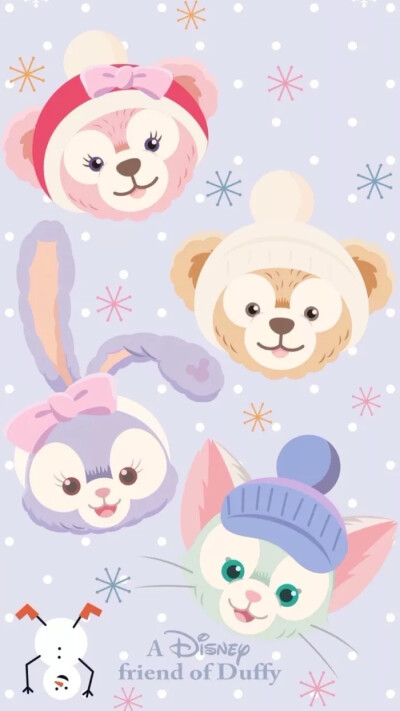 ✨✨分享✨✨
一组可爱的壁纸
Duffy and Stellalou❤️