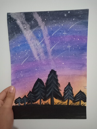 简单的星空画