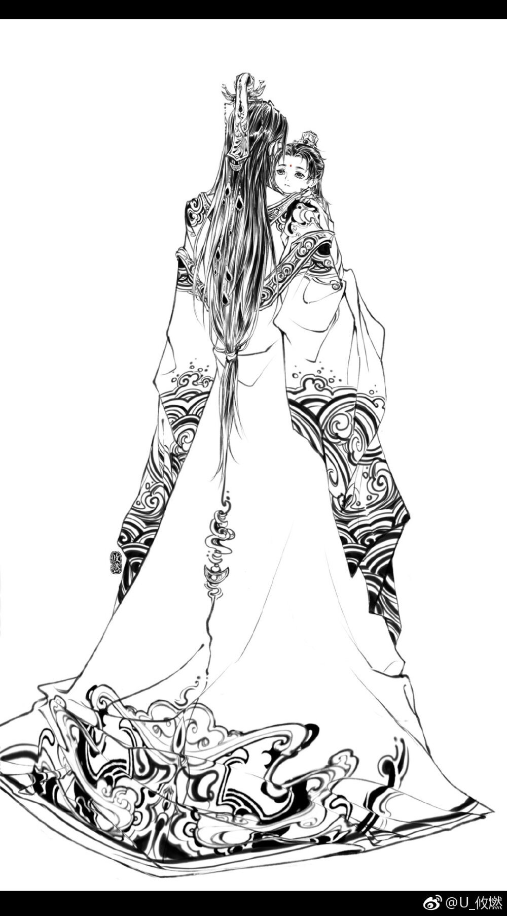 古风美男画师u攸燃