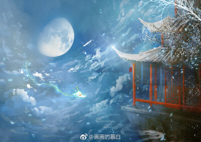 「古风小景」画师: 画画的慕白