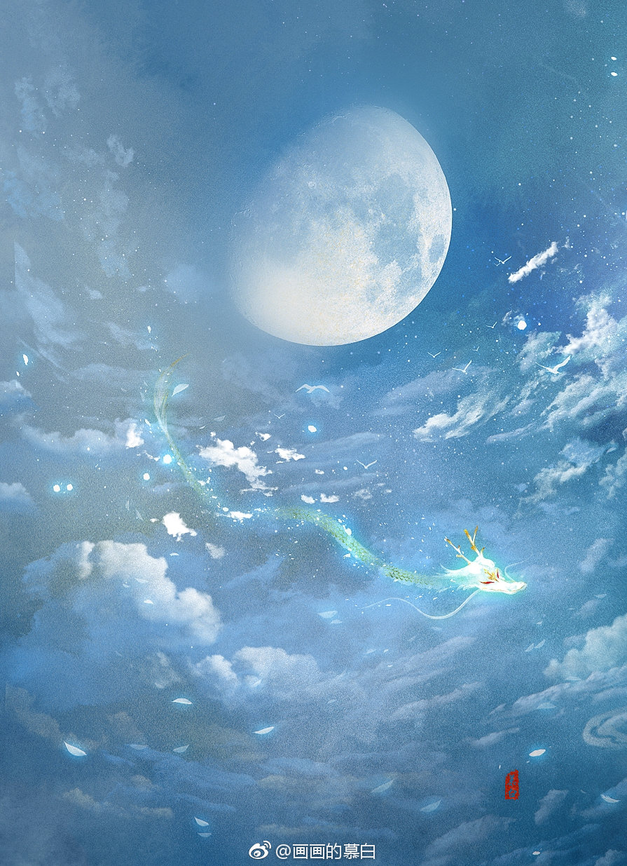 「古风小景」画师: 画画的慕白