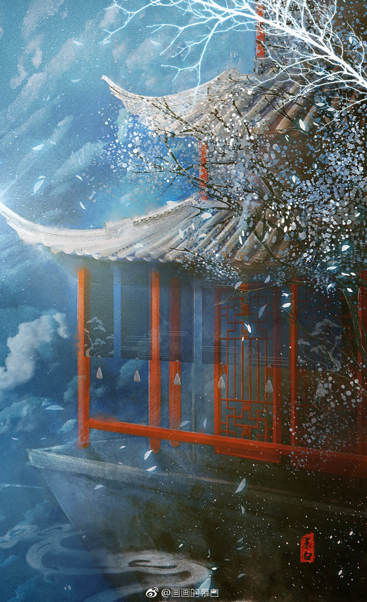 「古风小景」画师: 画画的慕白