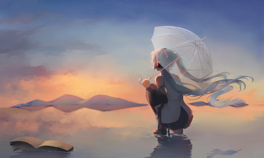 VOCALOID 初音未来 绘师：saihate（p id=2254287） 本作品id=73105092