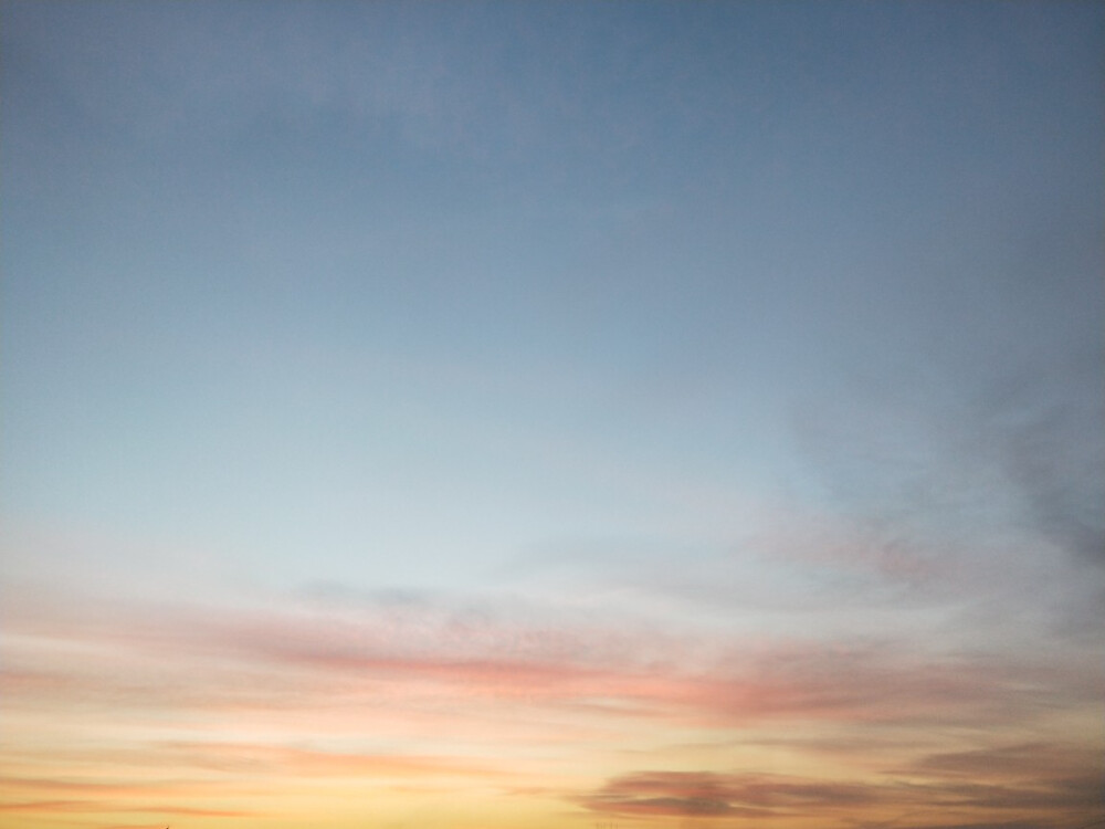 夕阳 清晨