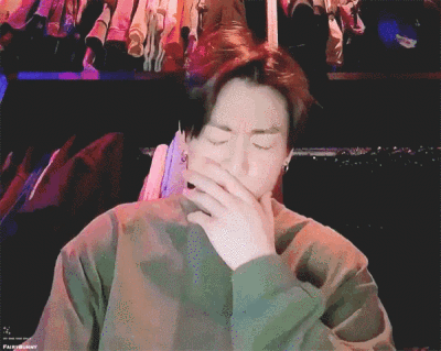 JungKook 田柾国 BTS 防弹少年团 喝了假酒的果果录的reaction