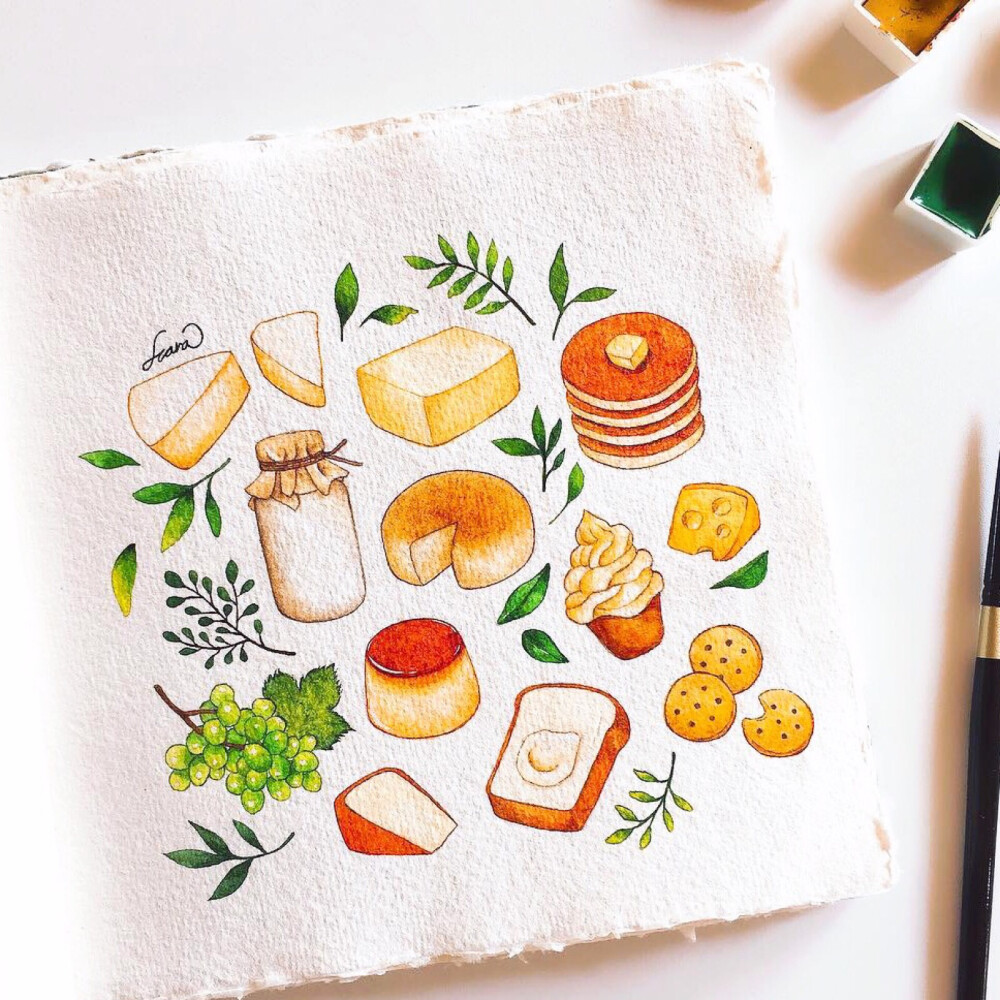 水彩植物又补图啦～