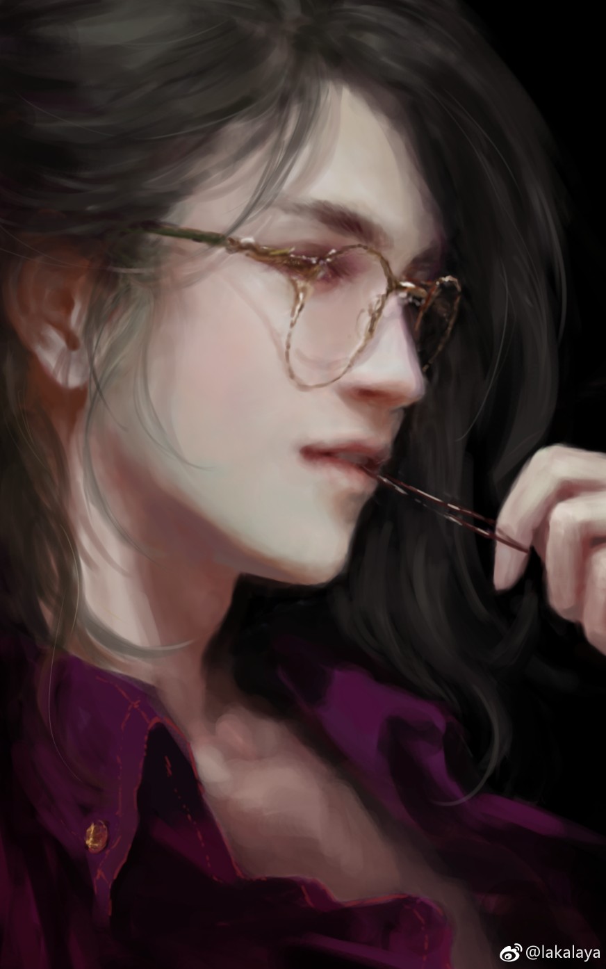 默读##费渡# 图源微博 画师:lakalaya - 高清图