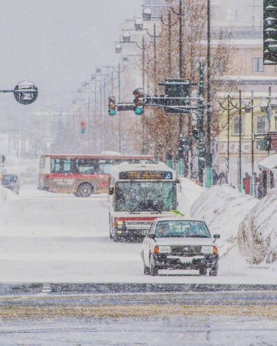 ⛄雪后的小樽