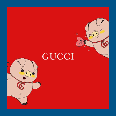 2019年Gucci猪年最新壁纸❤️