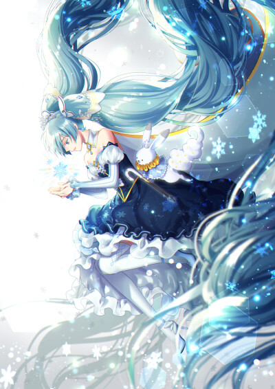 VOCALOID 初音未来 雪未来2019 绘师：桐ノ瀬（p id=1351055） 本作品id=73132807