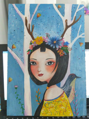 水粉画