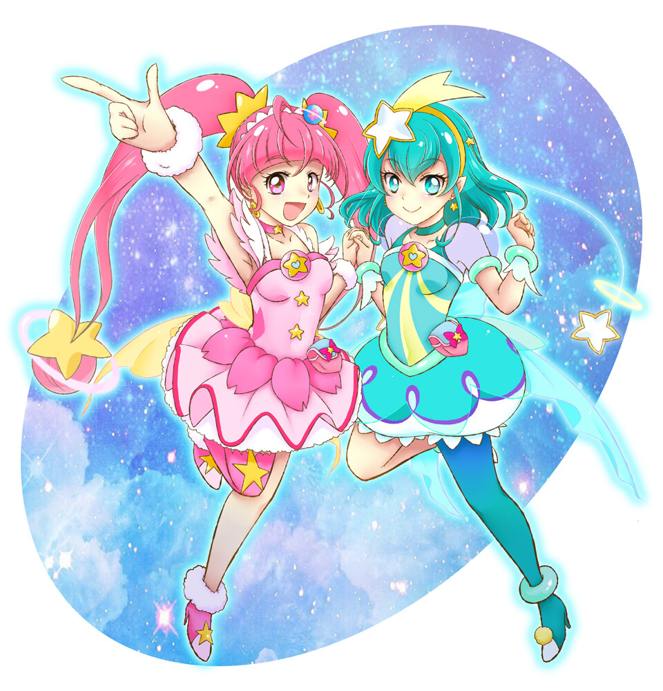 star☆twinkle光之美少女(星光闪耀光之美少女)星奈光&羽衣拉拉