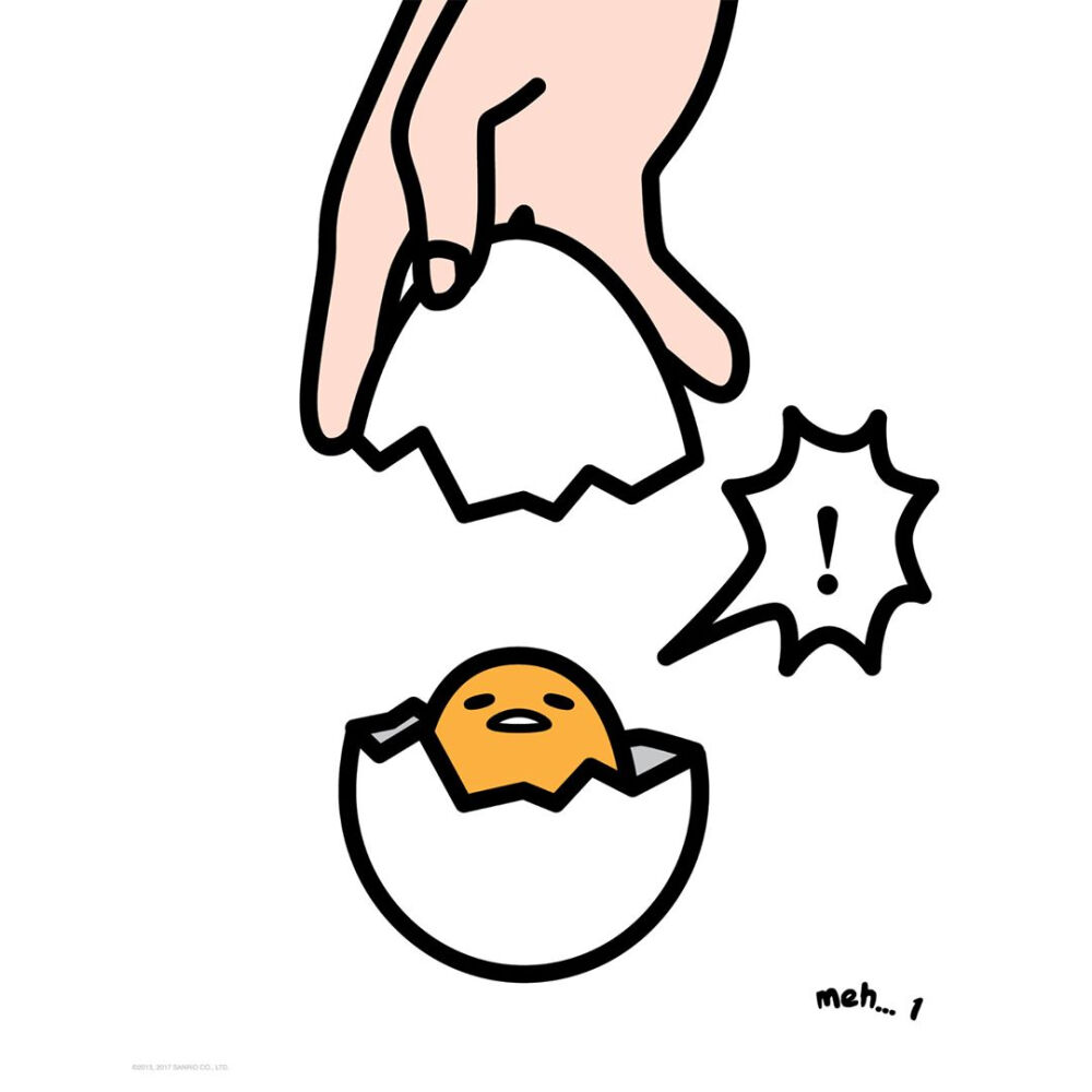 蛋黄君 懒蛋蛋 手帐素材 插画 手绘 彩绘 板绘 动漫 头像 壁纸 背景
ins：Gudetama