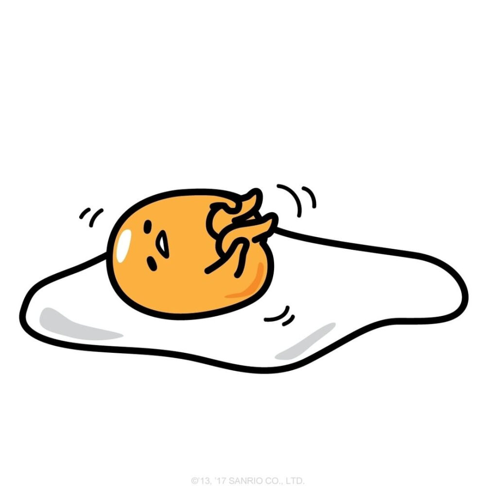 蛋黄君 懒蛋蛋 手帐素材 插画 手绘 彩绘 板绘 动漫 头像 壁纸 背景
ins：Gudetama