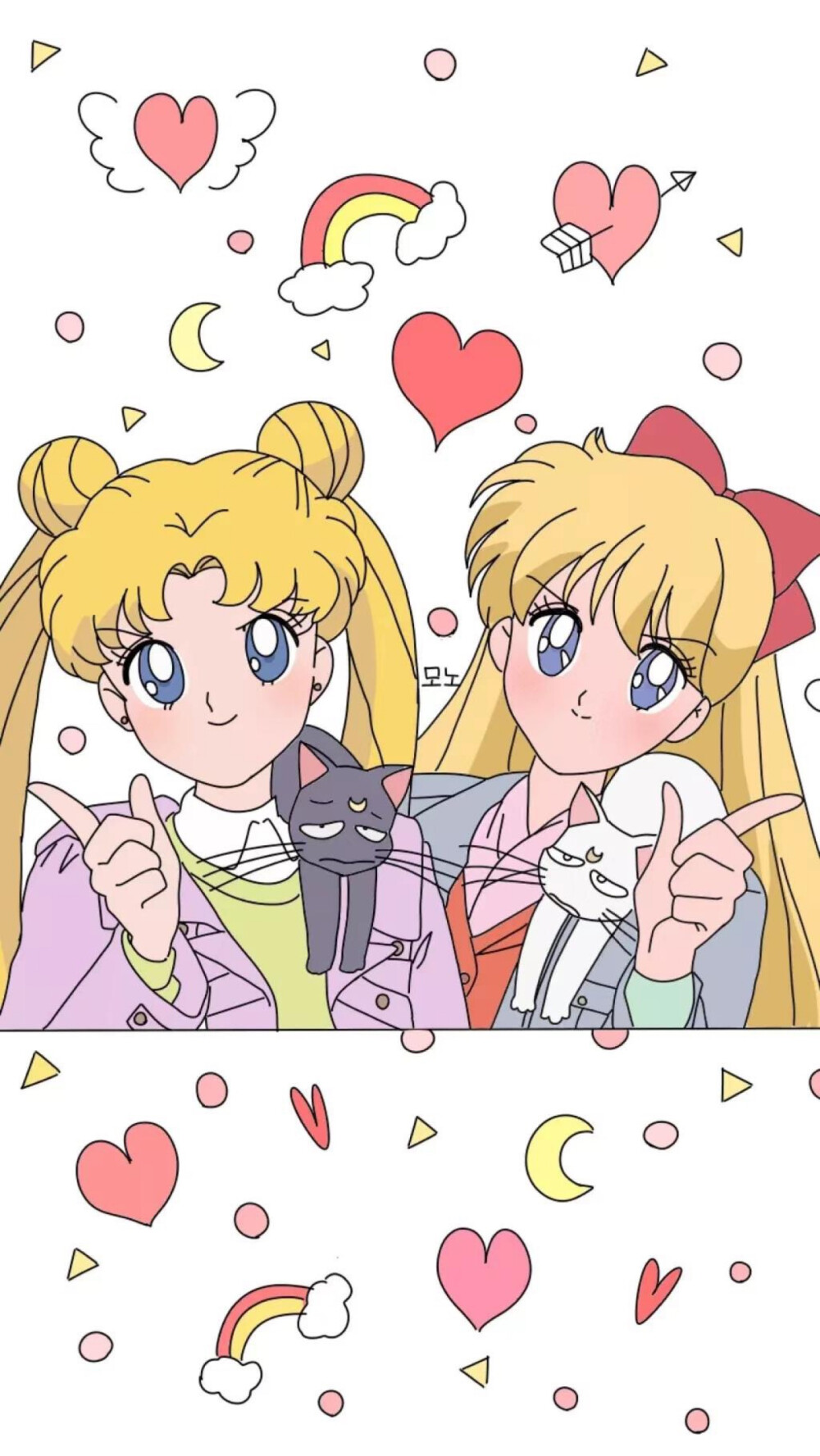 【Dcherry丁樱桃】壁纸 动漫 动画 卡通 情侣 姐妹 闺蜜 男生 女生