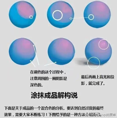 ps上色 上色技法 绘画教程