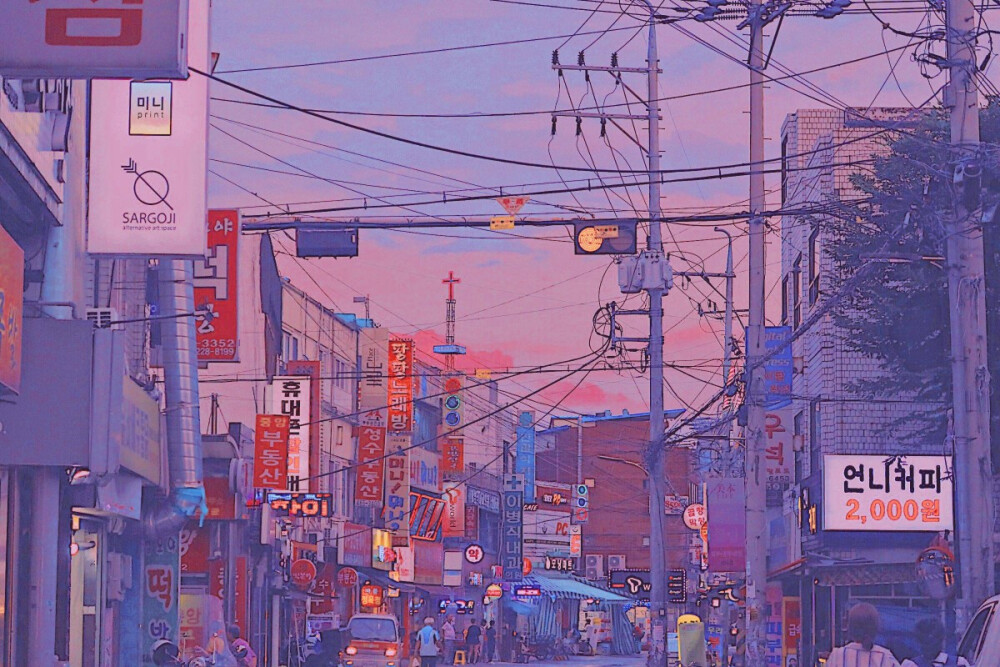 微博@秋日记本 的神仙调色 