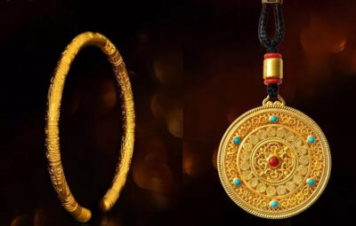 古法黄金是采用国家古老铸金工艺打造的黄金，这种工艺可不普通，它出自宫廷造办处，以前可是专门为皇家贵族制作金饰、金器的地方，是对传统珠宝工艺的传承，是千年匠艺的完美呈现。