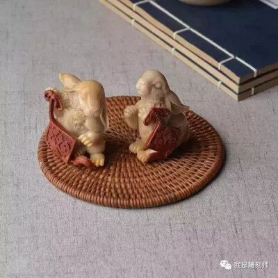 玉兔送福作者：林俊钗