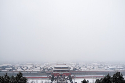 北京故宫 雪景 唯美 复古 古风 建筑 色彩 Elsa潇洒小姐