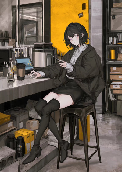 二次元，动漫，少女 画师 -ML7_