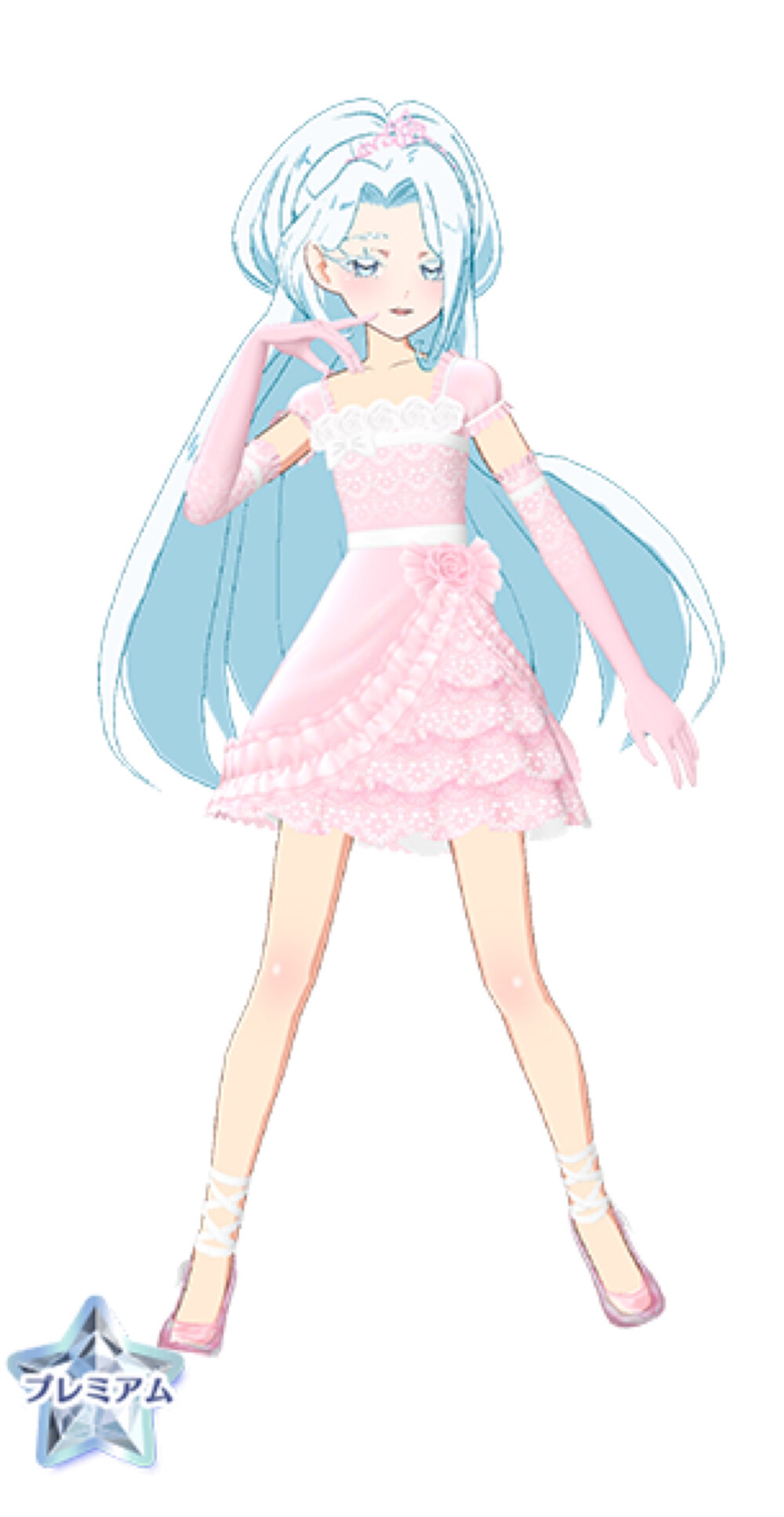 美妙频道服装「爱心纯洁婚纱」（爱良决胜三棱镜女王杯套装）