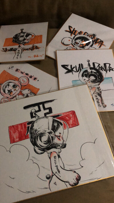 Skullpanda签绘