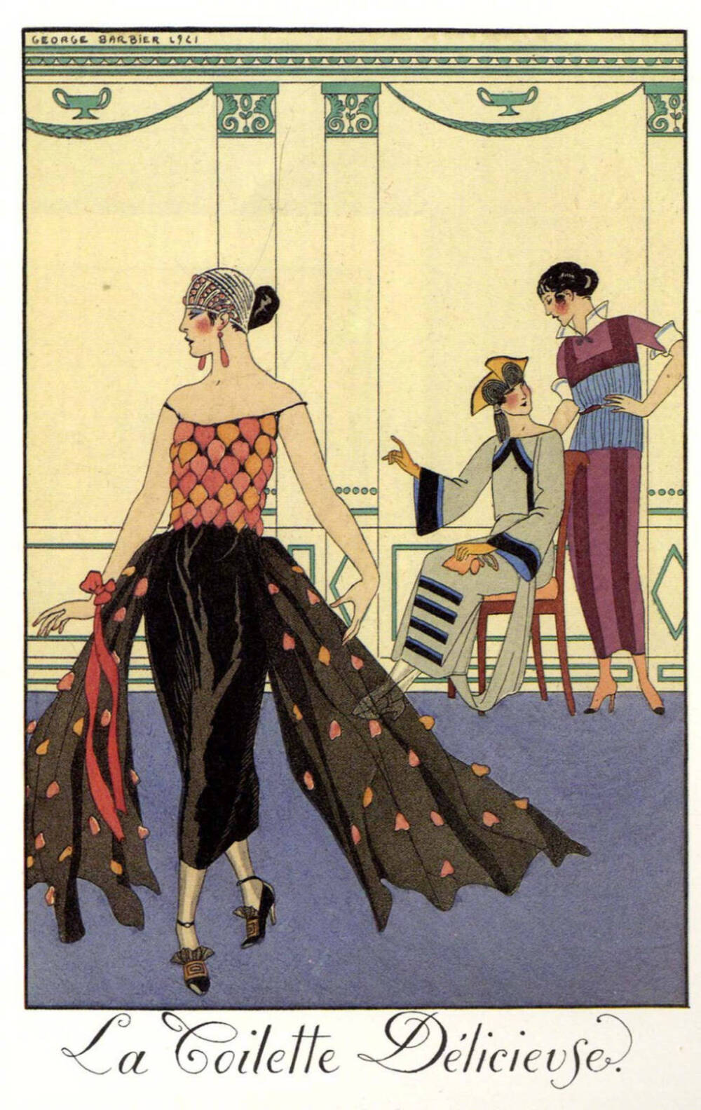 George Barbier插画作品 / 20世纪早期最伟大的插画家之一