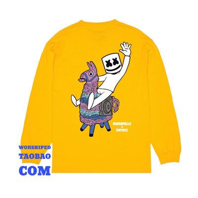 代购
Marshmello DJ棉花糖 正品 LOOT UP L/S SHIRT 堡垒之夜联名长袖