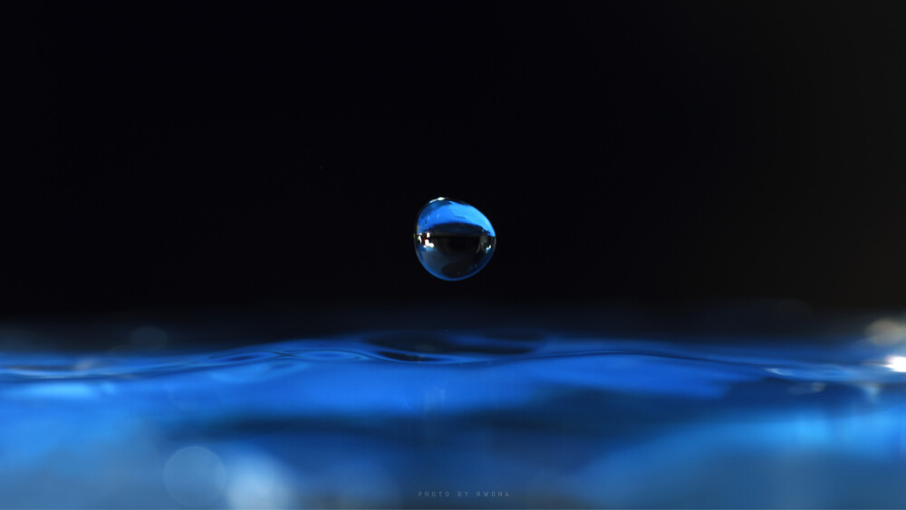 水滴摄影 原创 尼康 微距
