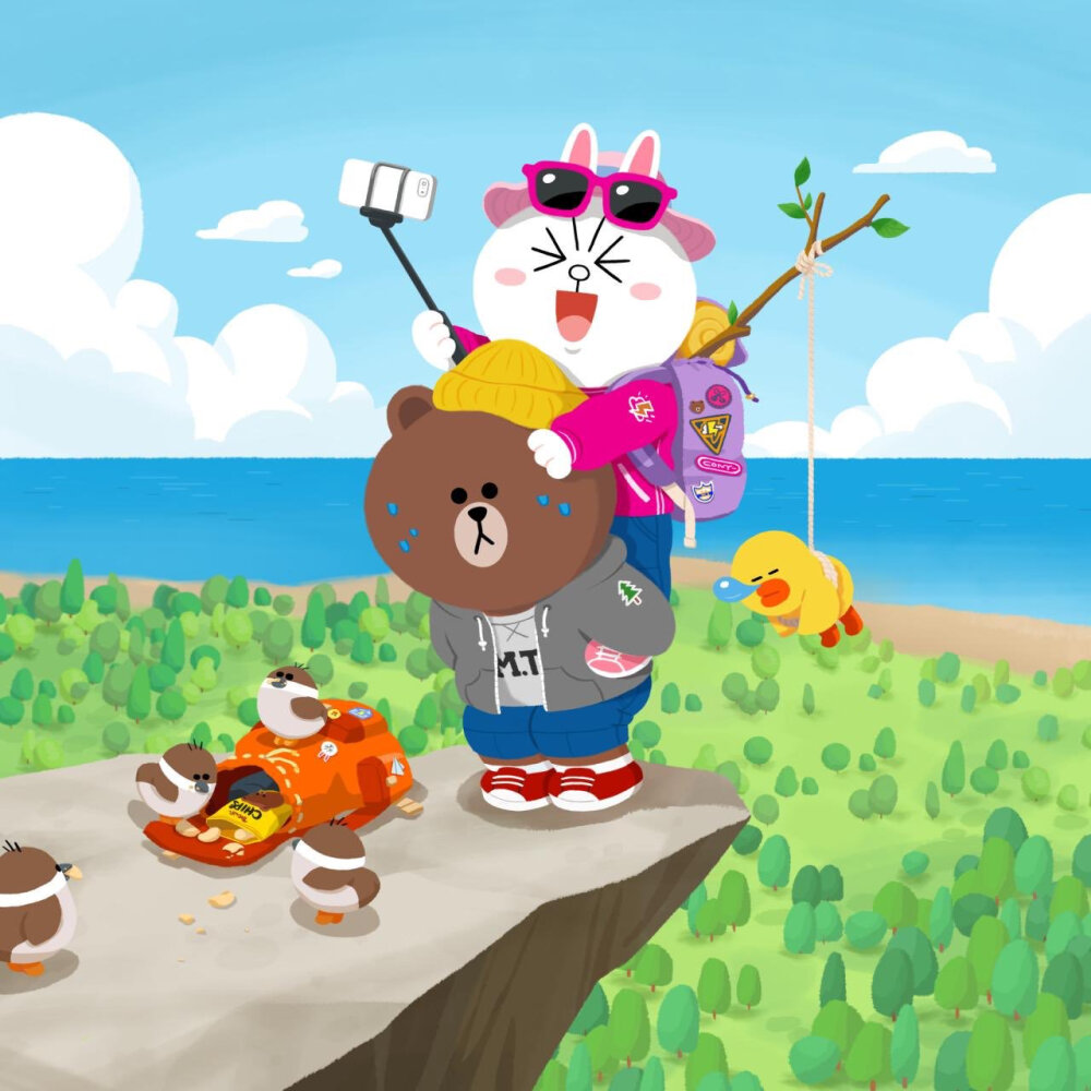 line friends 布朗熊Brown Choco 可妮兔Cony 莎莉鸡Sally 馒头人穆恩moon 詹姆斯James 杰西卡Jessica 蛙里奥Leonard 爱德华Edward 部长boss Pangyo
手帐素材 插画 手绘 彩绘 板绘 动漫 头像 情侣头像 壁纸 背景
ins：line friends